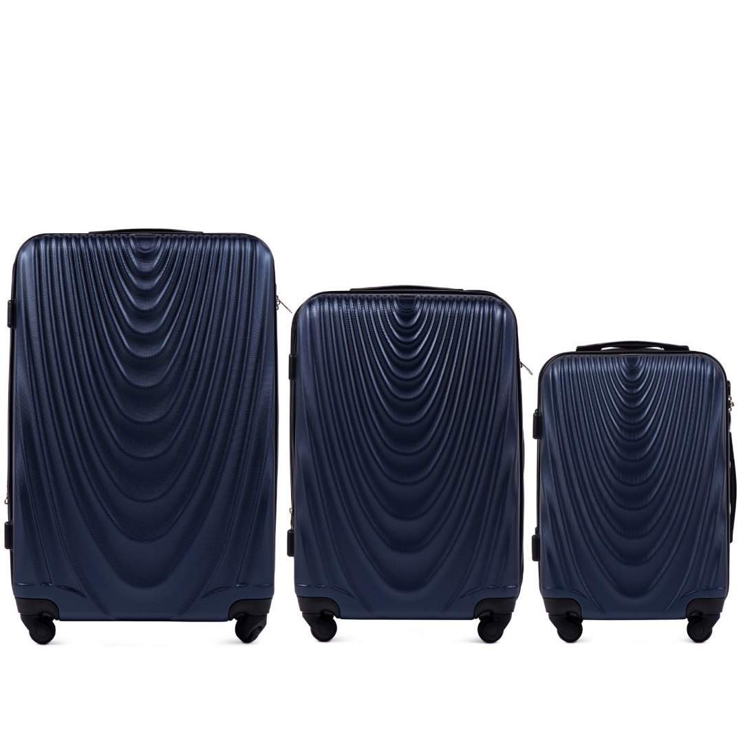 WINGS 304 set 3 kofera (L, M, S) plava - cover