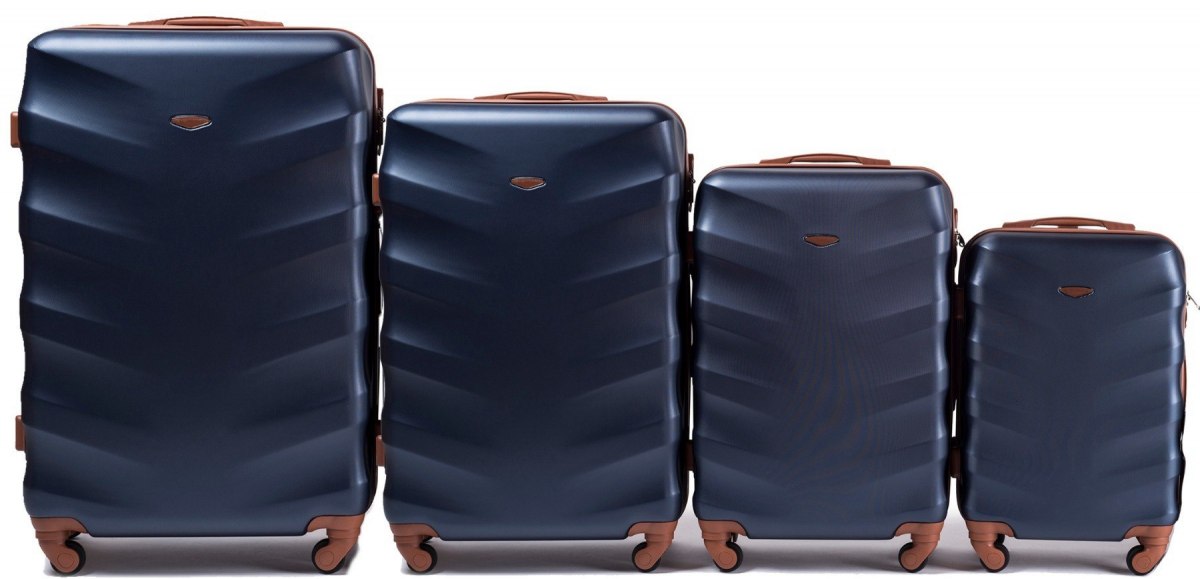 WINGS 402 set 4 kofera (L, M, S, XS) plava - cover