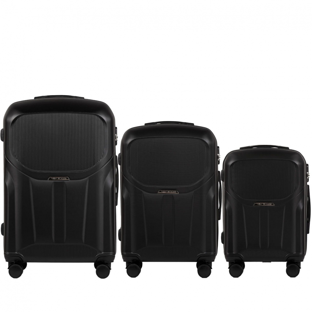 WINGS PDT01-3KPL set 3 kofera (L, M, S) crna - cover