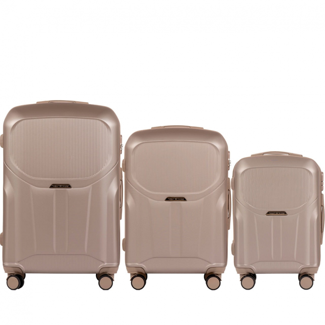 WINGS PDT01-3KPL set 3 kofera (L, M, S) šampanjac - cover