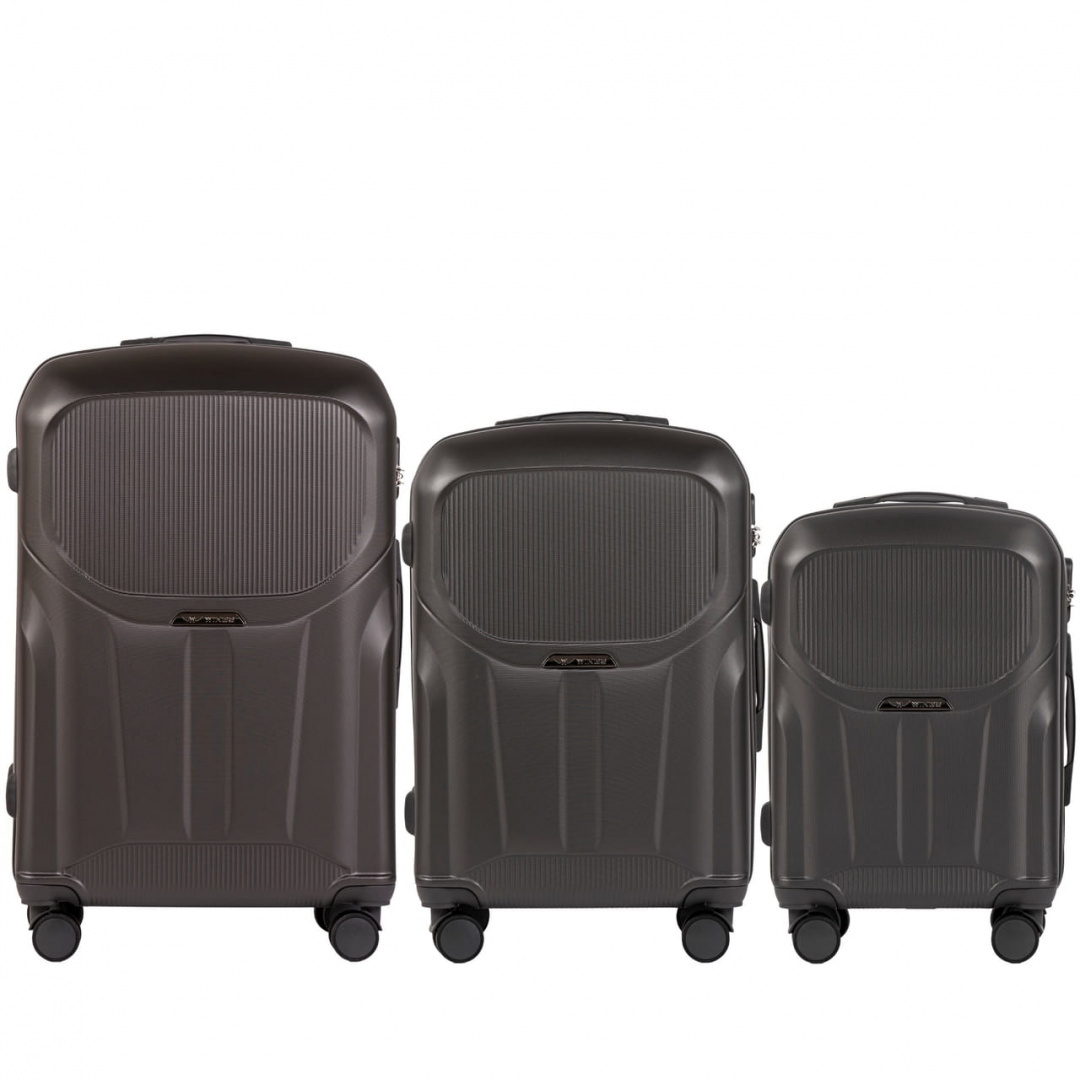 WINGS PDT01-3KPL set 3 kofera (L, M, S) tamno siva - cover