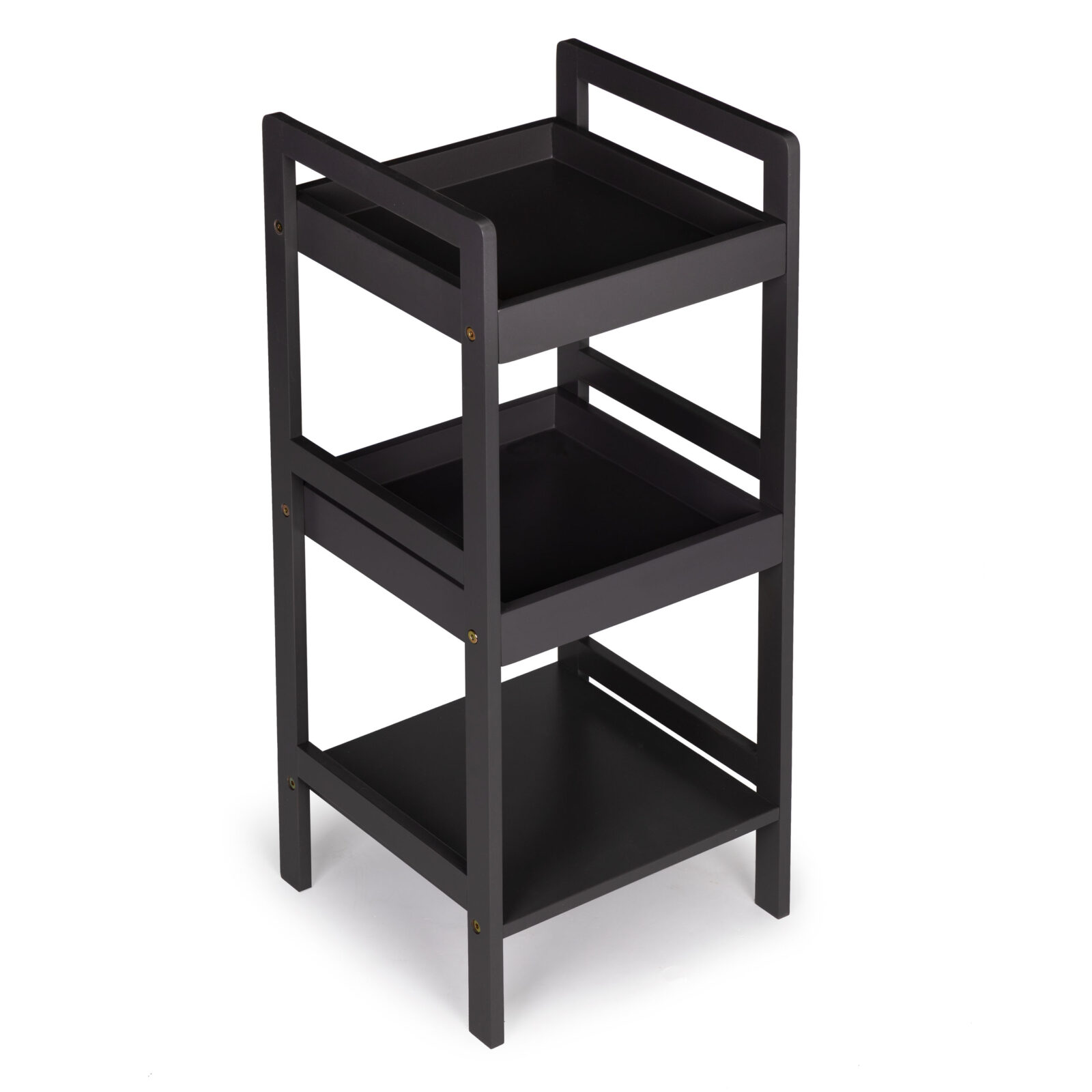 Ormarić za knjige na 3 razine sivi - cover