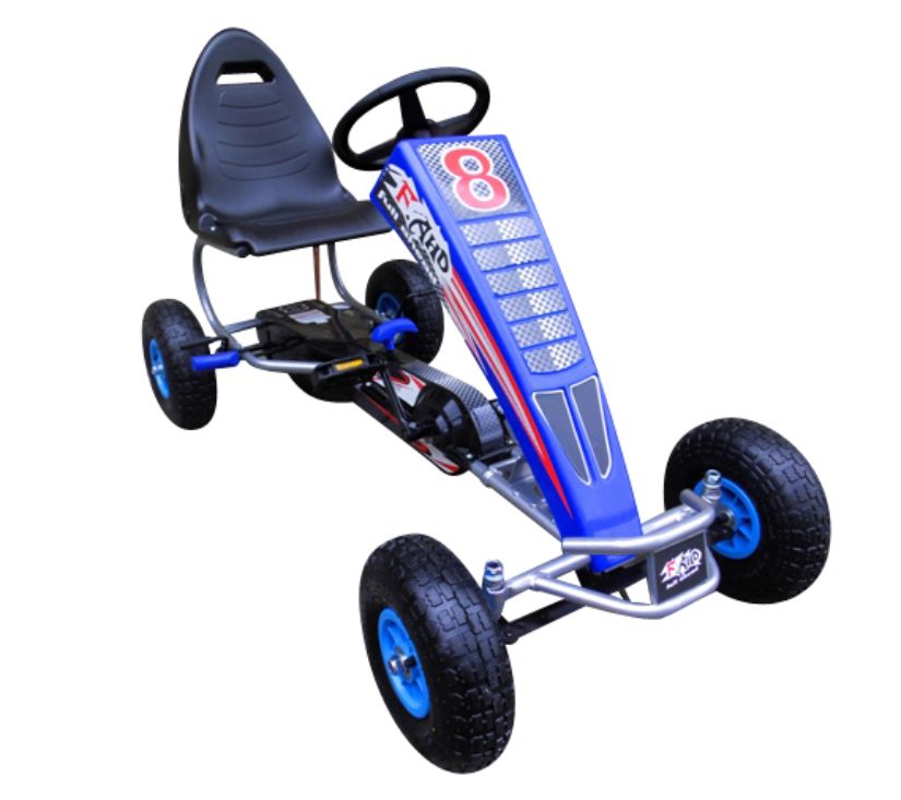 Dječji karting G5 na pedale plavi - cover