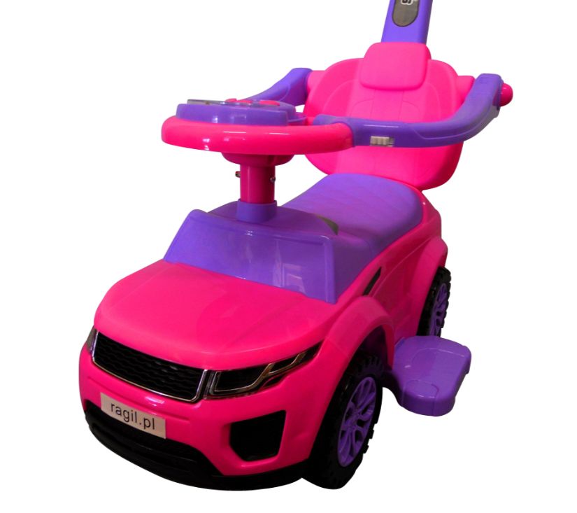 Dječja guralica J4 rozni 3u1 - cover