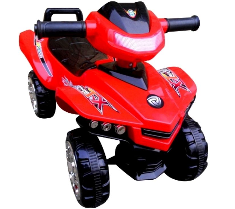 Quad dječja guralica J5 crveni - cover