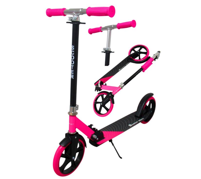 Sportski dječji romobil rozi - cover