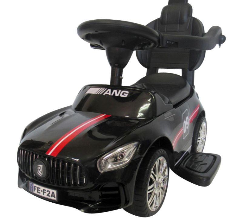 Dječji auto J7 guralica 3u1 crni - cover