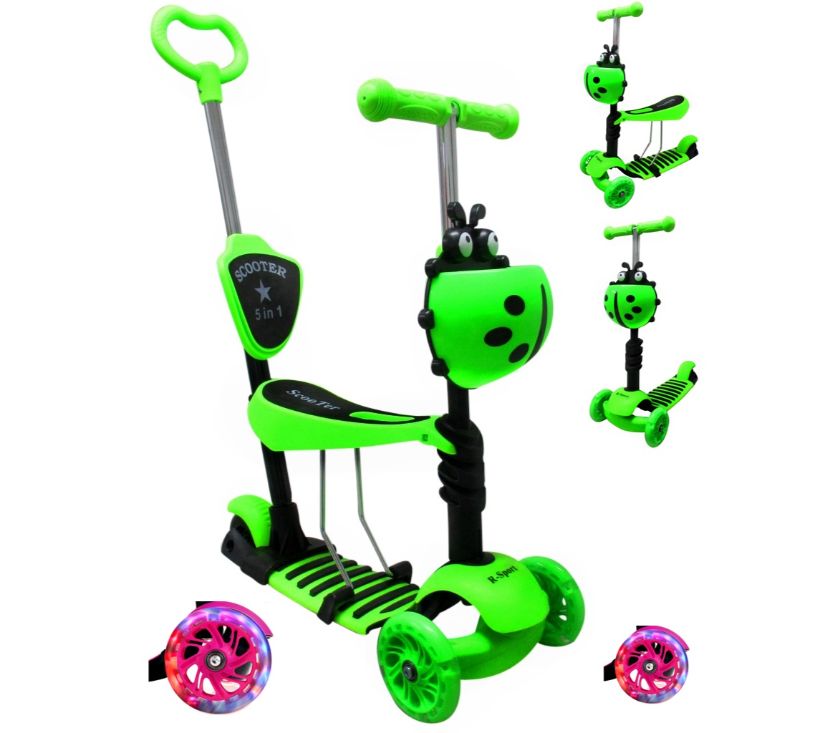 Romobil - guralica 5u1 zeleni - cover