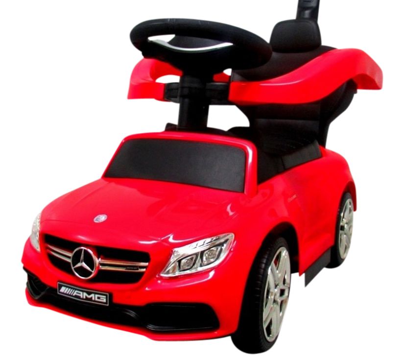 Dječji Mercedes AMG auto - guralica 2u1 crveni - cover