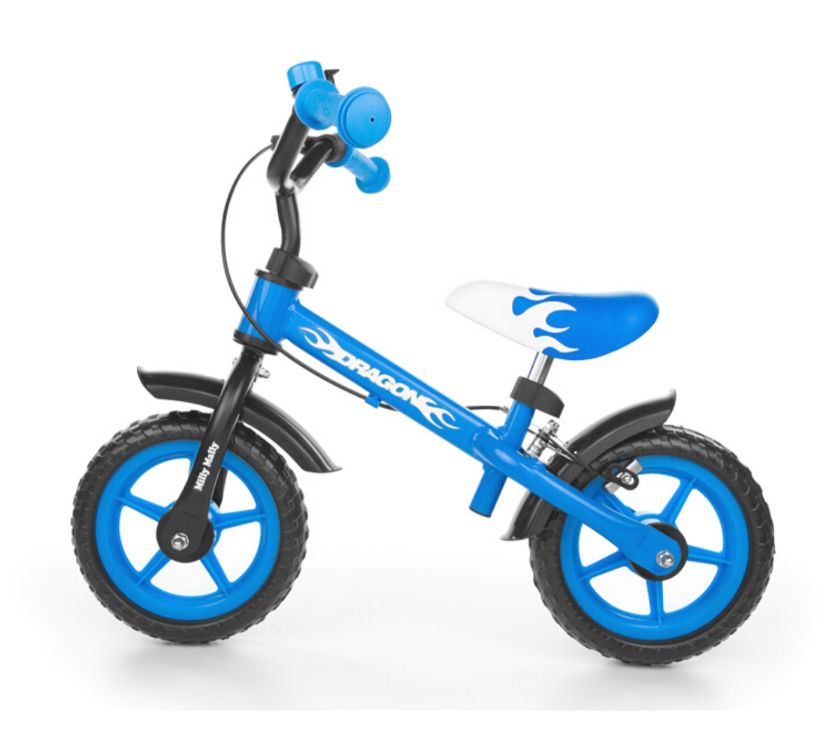 Milly Mally bicikl guralica Dragon s kočnicom plavi - cover