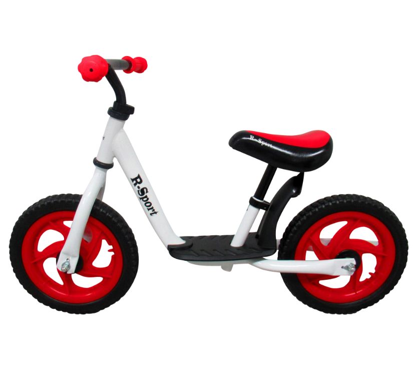 Bicikl bez pedala R5 bijelo - crveni - cover