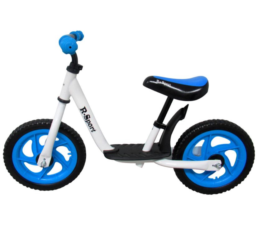 Bicikl bez pedala R5 bijelo - plavi - cover