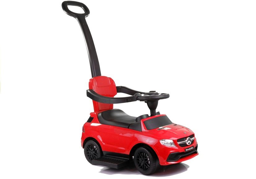 Dječja guralica auto Mercedes Barriers 3u1 crveni - cover
