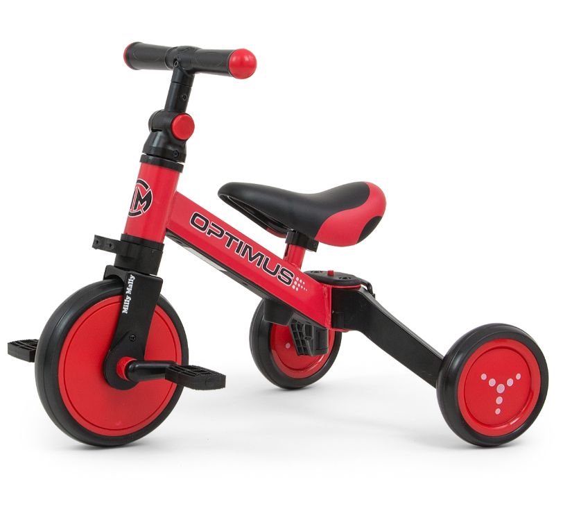 Milly Mally tricikl 3u1 Optimus crveni - cover