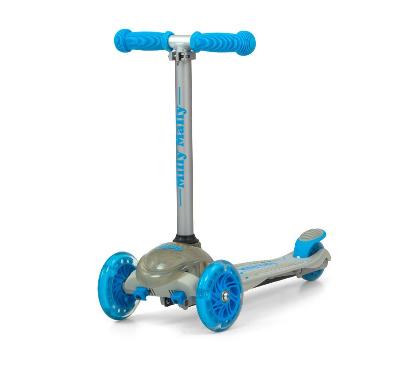 Milly Mally romobil na 3 kotača Zapp sivo - plavi - cover