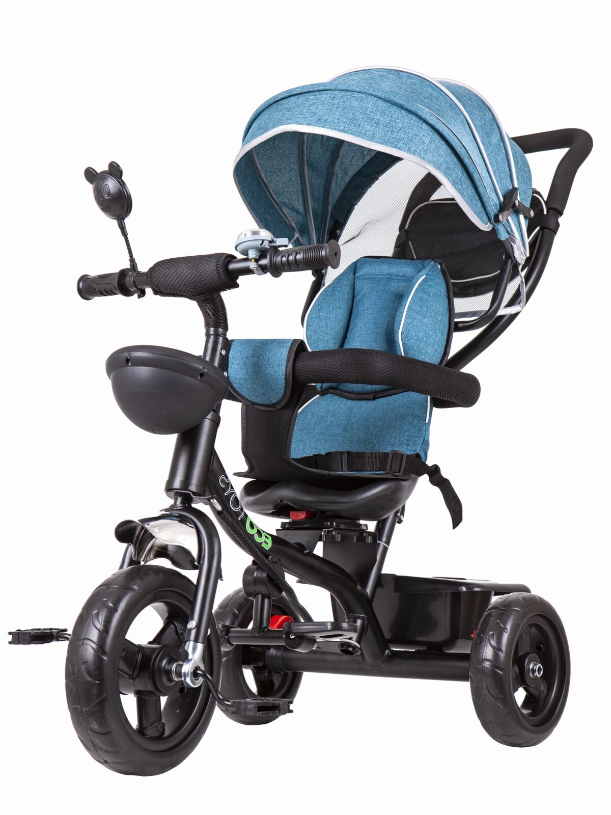 EcoToys tricikl 2u1 tirkizni - cover