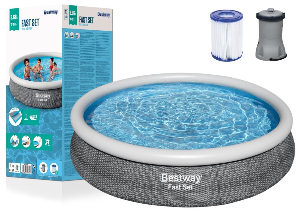 Bestway 57445 bazen 366x76cm - cover