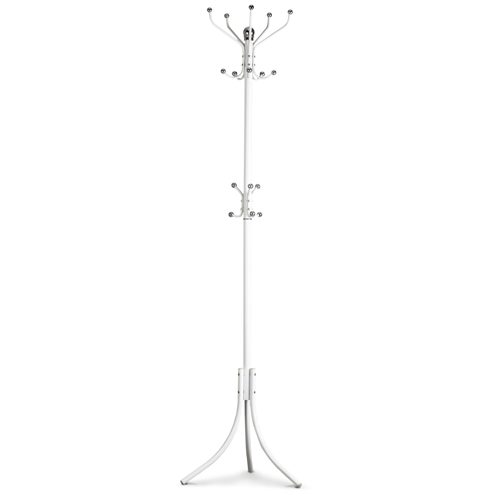 ModernHome vješalica za kapute 8 krakova GH-6006 bijela - cover