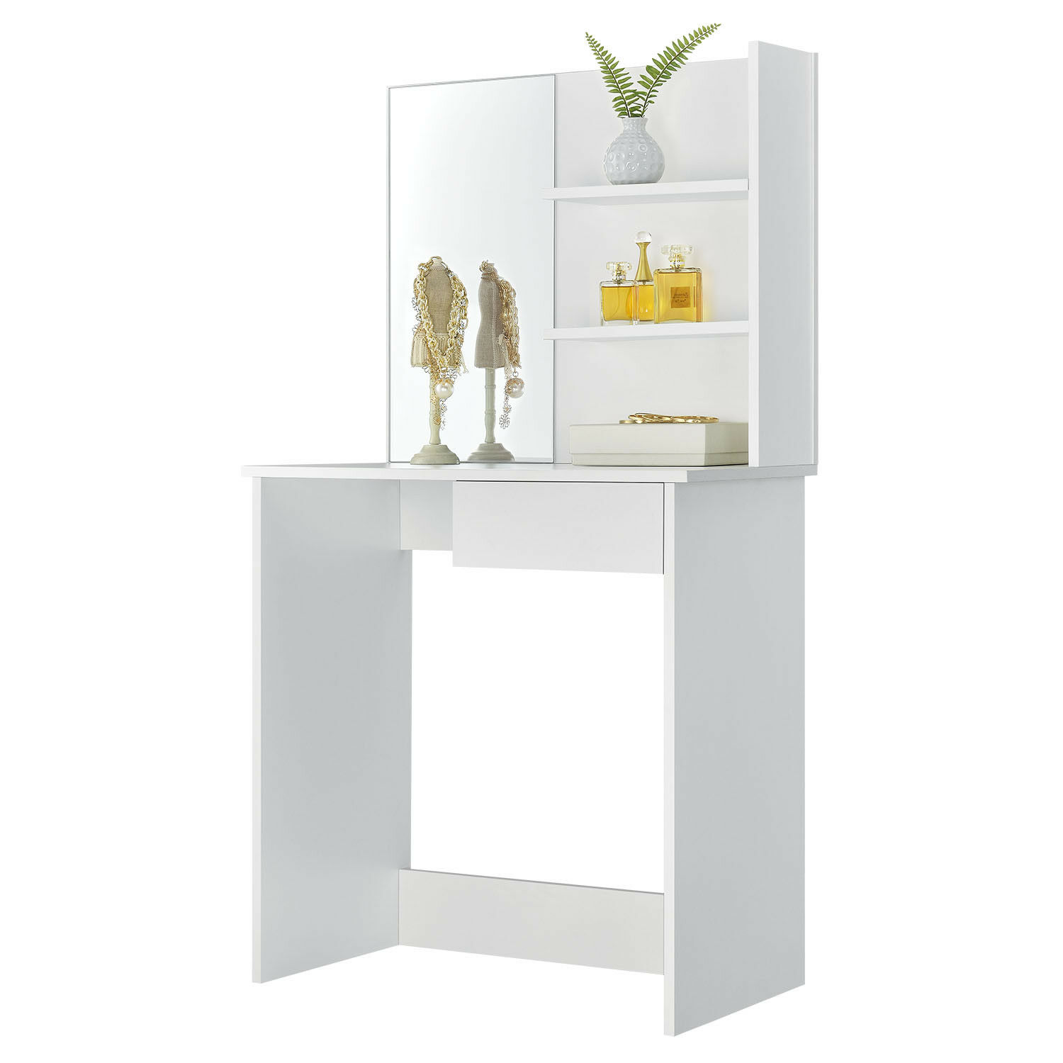 ModernHome toaletni ormarić s ogledalom PWSHT-21 bijeli - cover