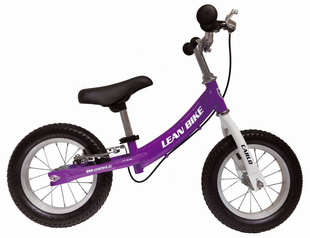 Dječji bicikl bez pedala Carlo ljubičasti - cover