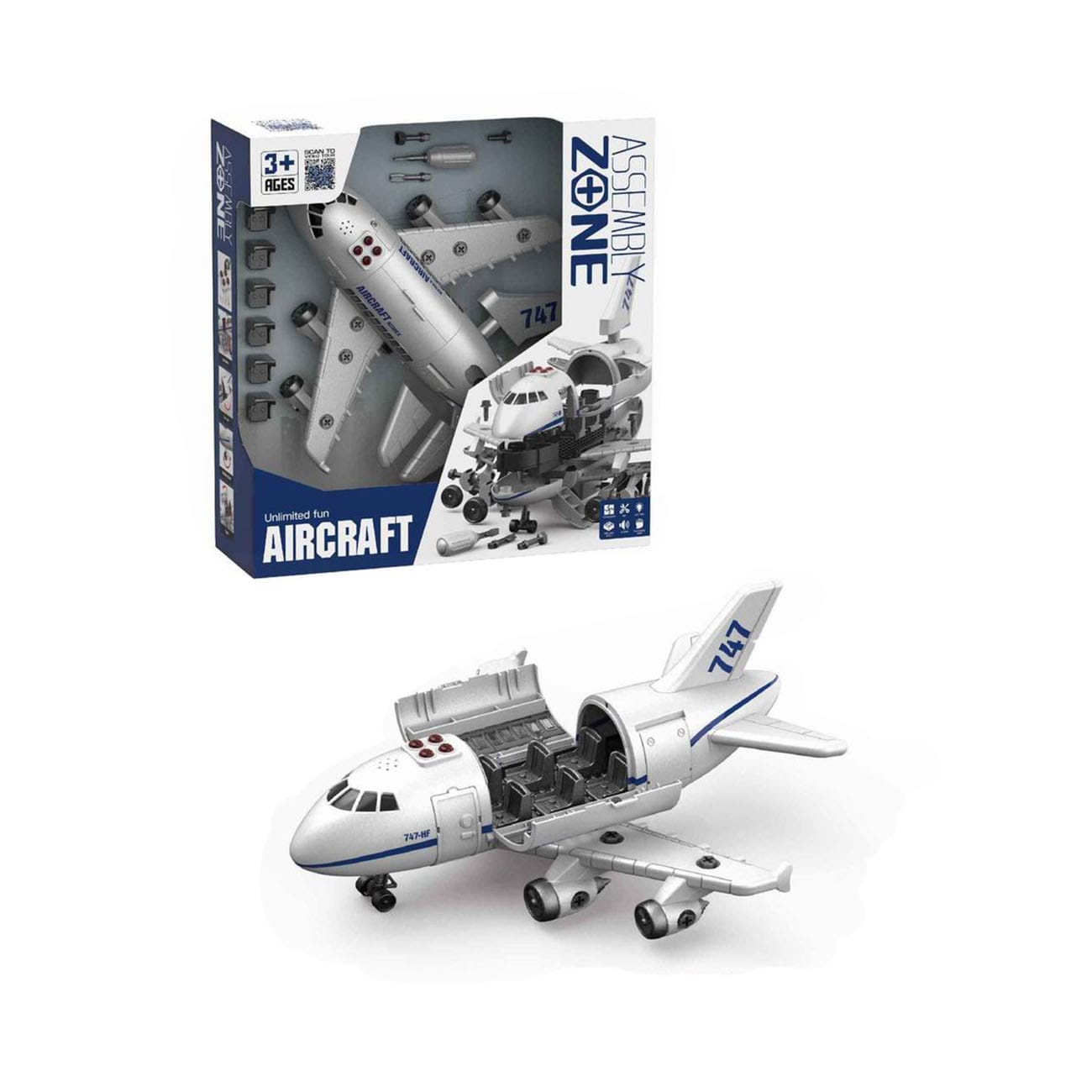 Set za gradnju, Avion sa zvukom i glazbom - cover