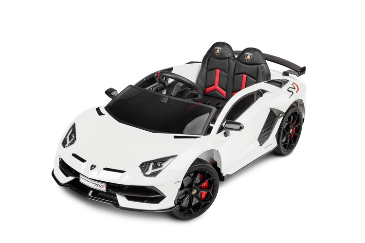 Lamborghini Aventador na akumulator bijeli - cover