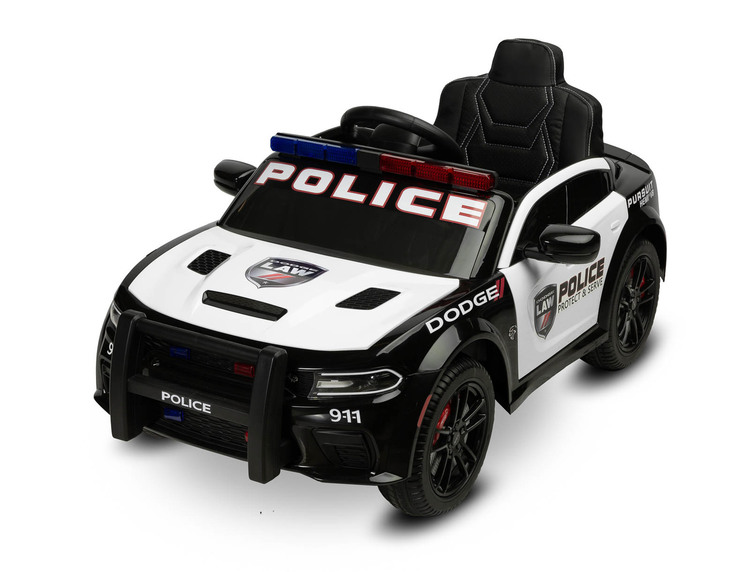 Dodge Charger policijski na akumulator bijeli - cover