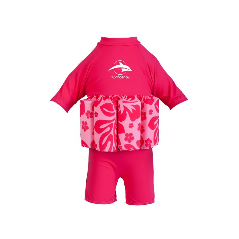 Konfidence plutajući kupaći kostim pink/hibiskus 2-3 godine - cover