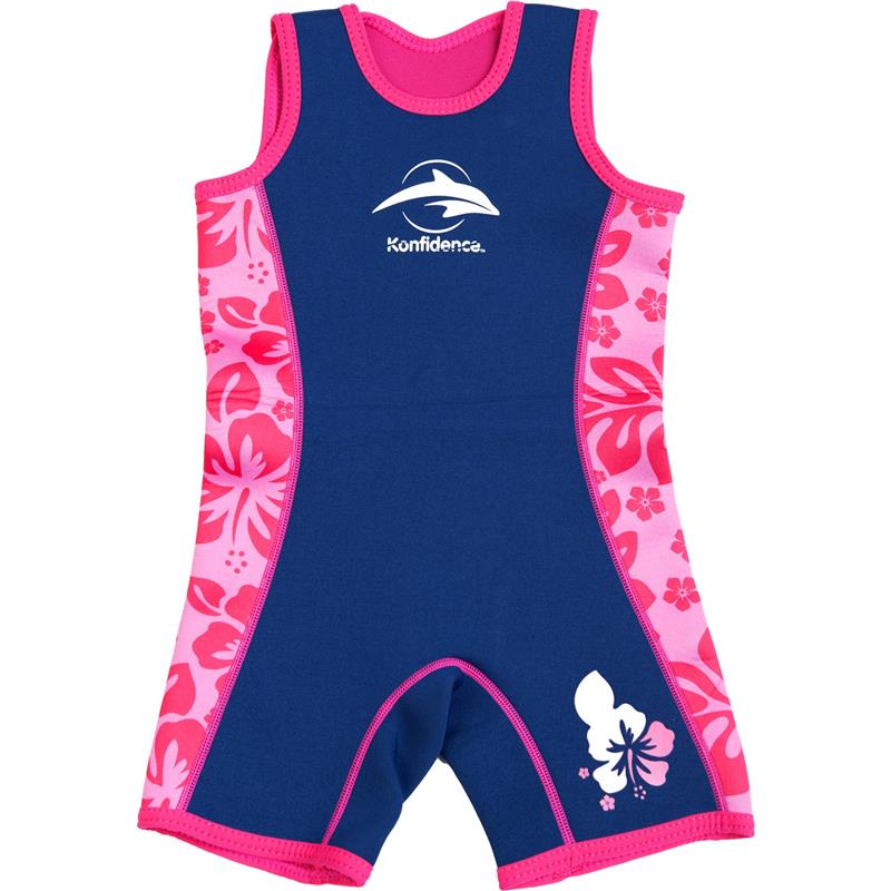 Konfidence neoprensko odijelo Warma Wetsuit mornarsko plava/roza/hibiskus 6-7 godina - cover