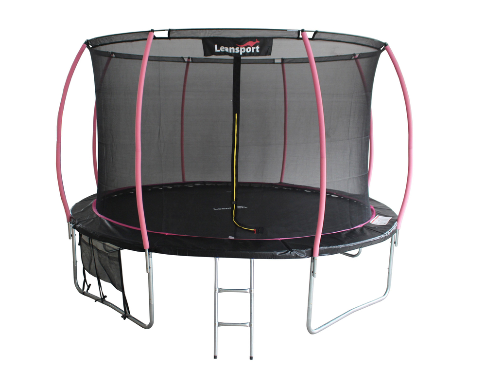 LEAN Sport Max trampolin crno-ružičasti 16ft - cover