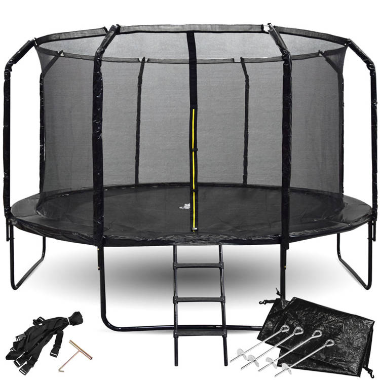 SkyFlyer trampolin + 14FT 426cm s ljestvama - cover