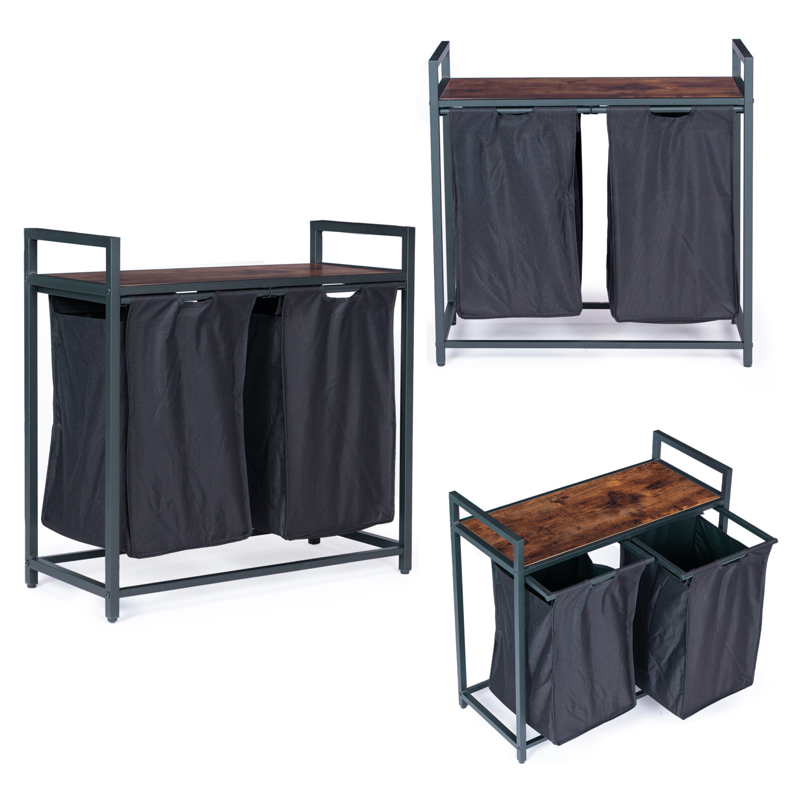 modernhome stalak s košarama za pranje 73 x 73 x 33 cm - cover