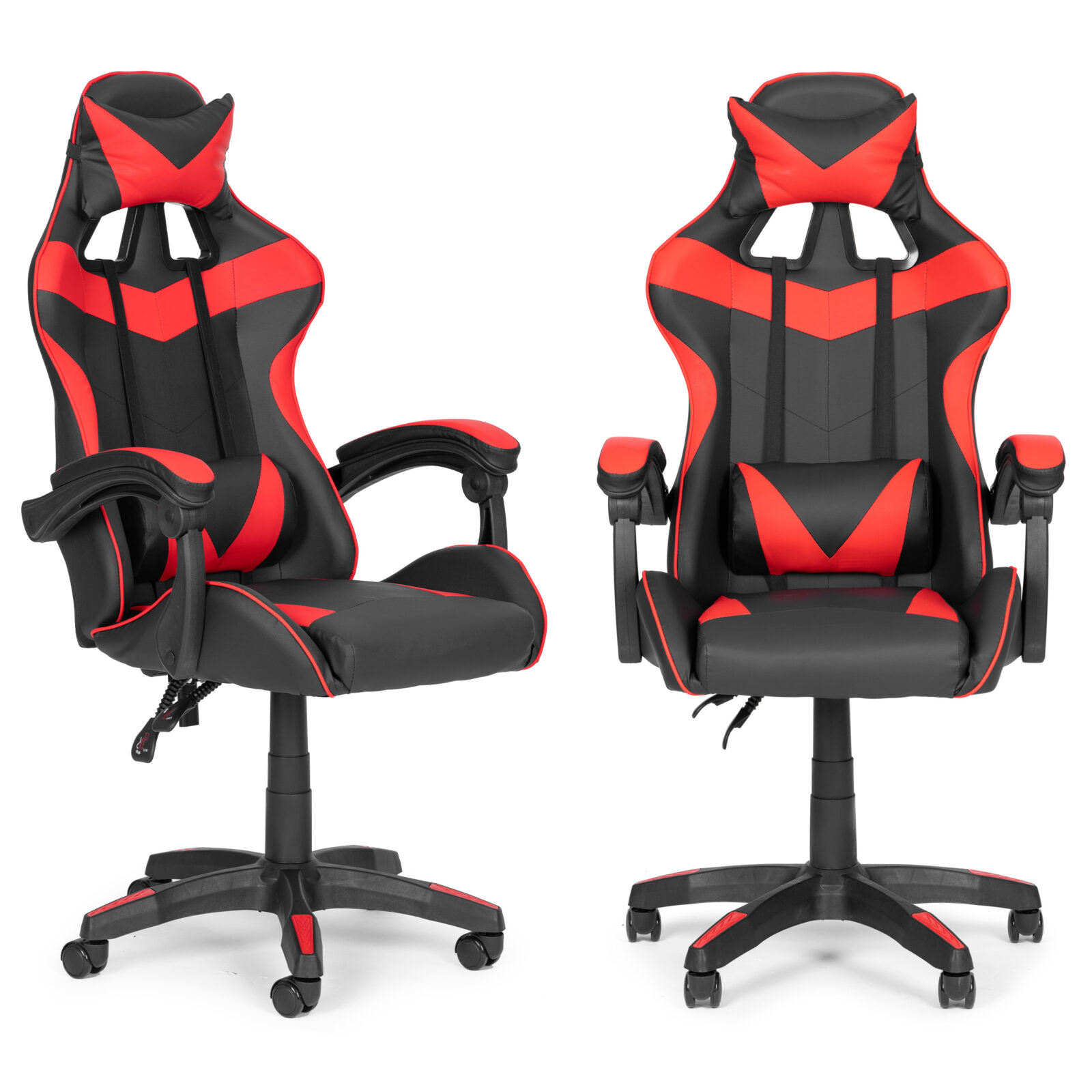 Modernhome stolica za gaming crno crvena - cover