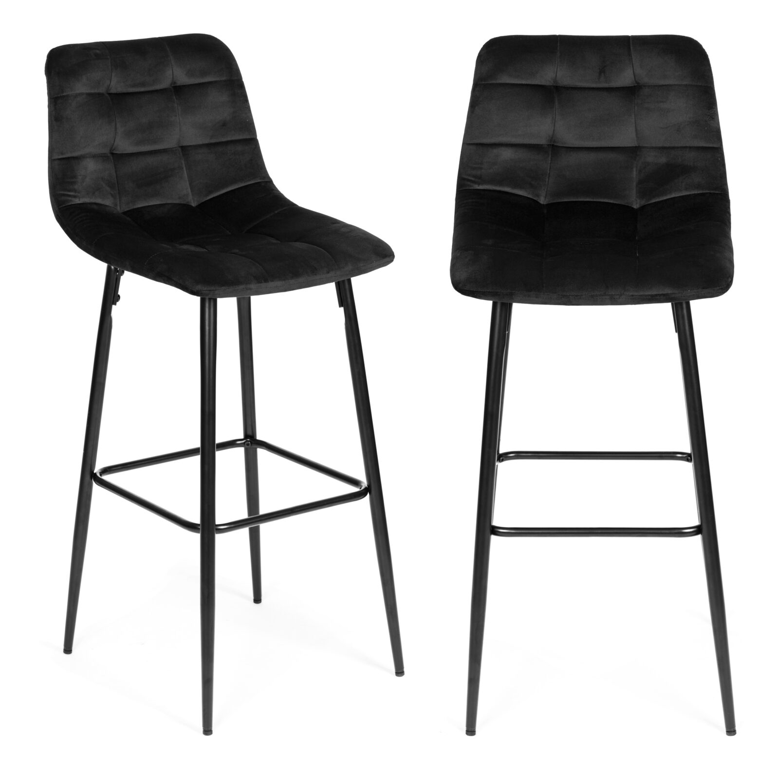 Modernhome barski stolac - crni - cover
