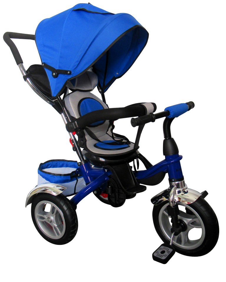 Tricikl T3 plavi R-Sport kotači na napuhavanje - cover
