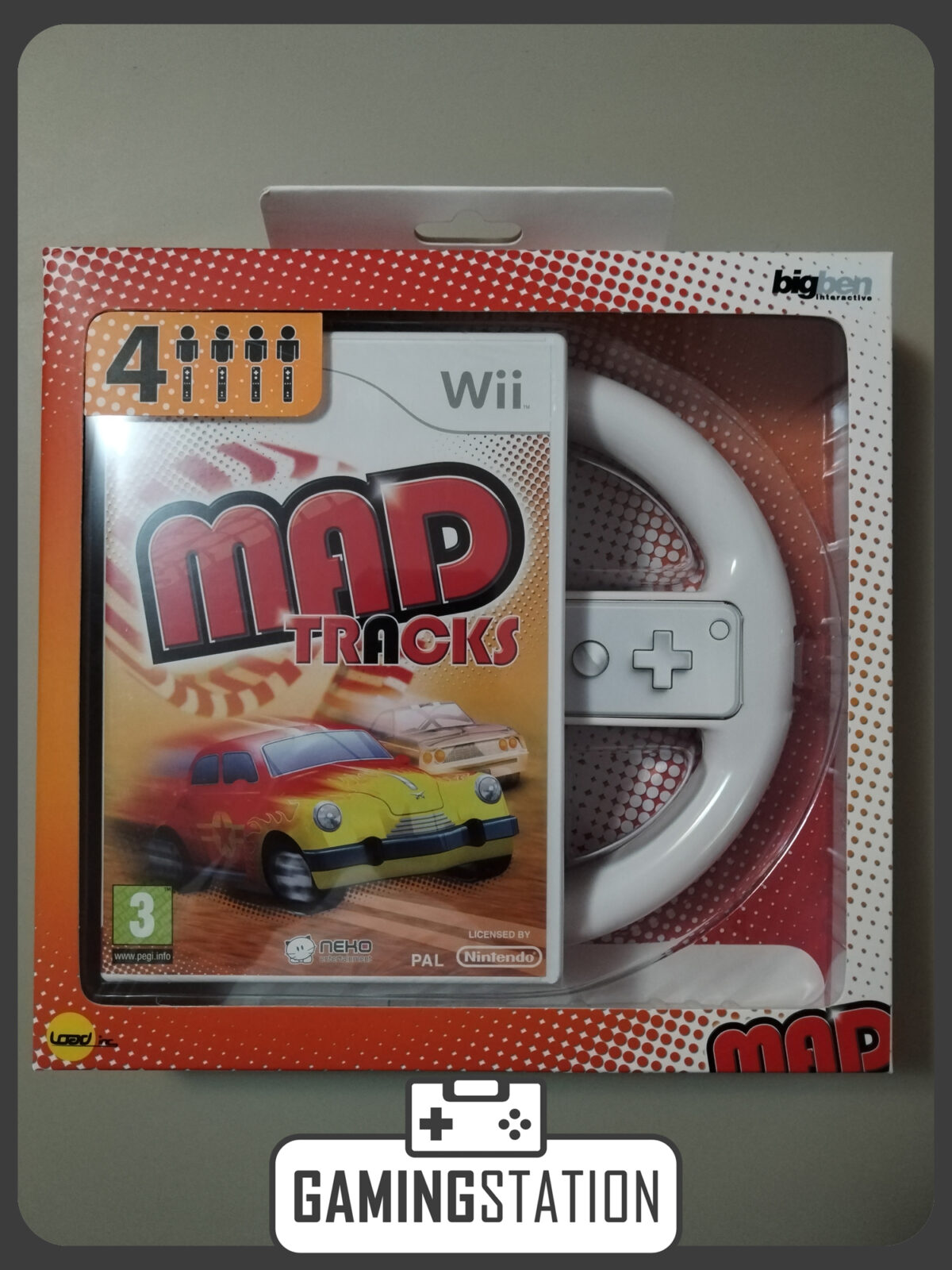 Nintendo Wii volan i igrica - cover