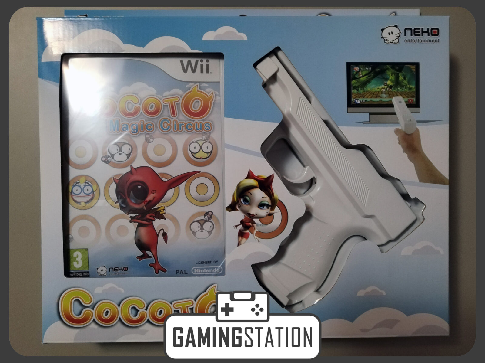 Nintendo Wii pištolj i igrica - cover