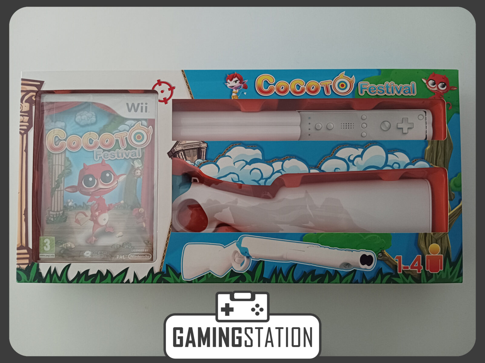 Nintendo Wii puška i igrica - cover