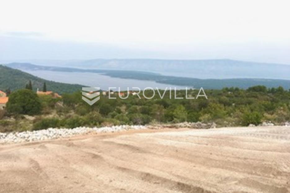 Stari Grad, Selca, građevinsko zemljište, s prekrasnim pogledom na more - cover