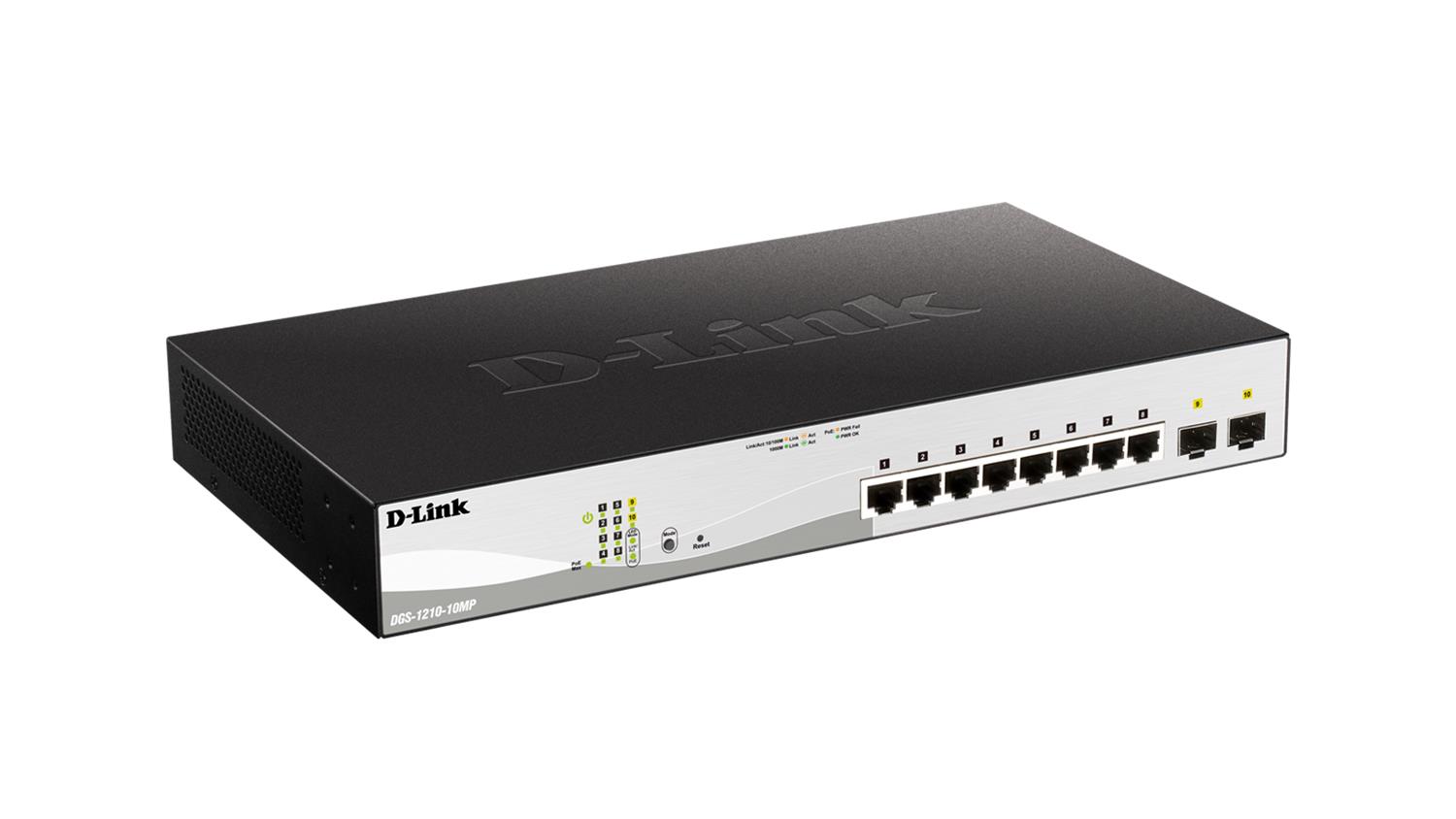 D-Link switch web upravljivi DGS-1210-10MP - cover