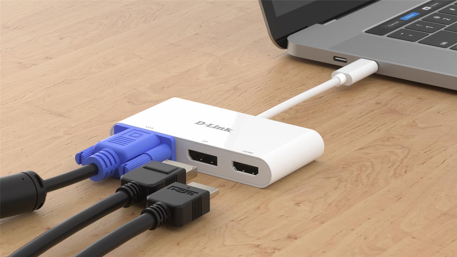 D-Link USB-C Hub 3 u 1 DUB-V310 - cover