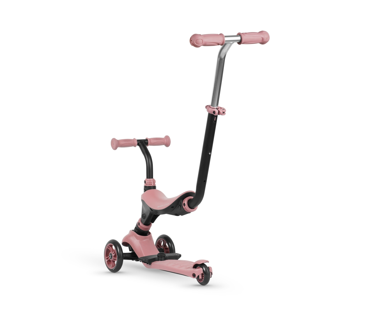Qplay 3u1 romobil Sema roza - cover