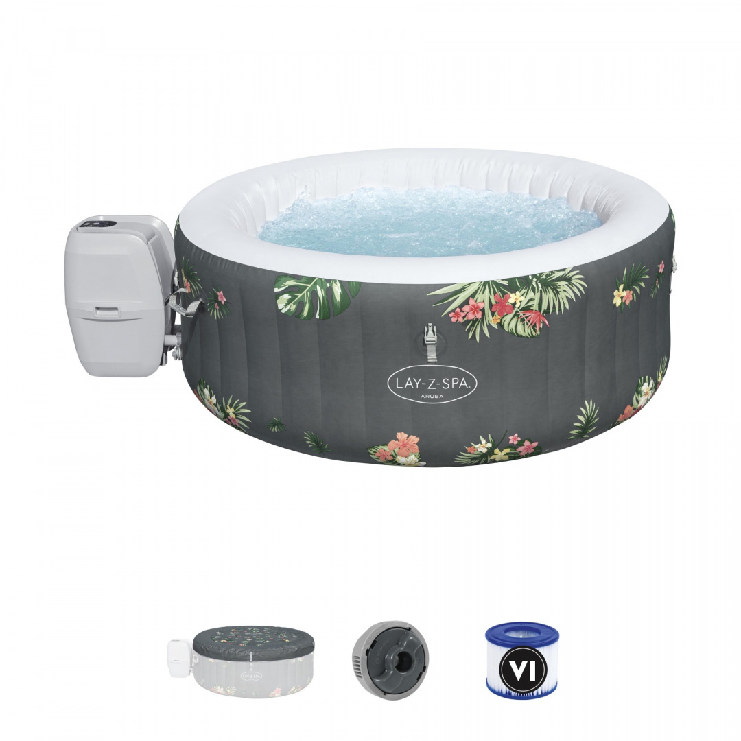 Bestway Lay-Z-Spa Aruba Jacuzzi 170 cm x 66 cm - cover