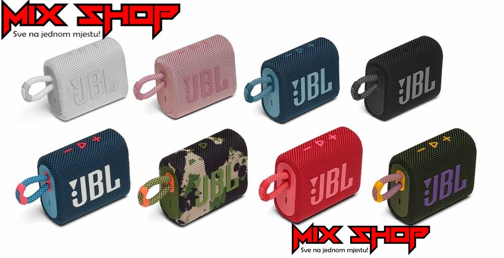 JBL GO 3 Prenosivi Bežični Bluetooth Wireless Zvučnik - cover