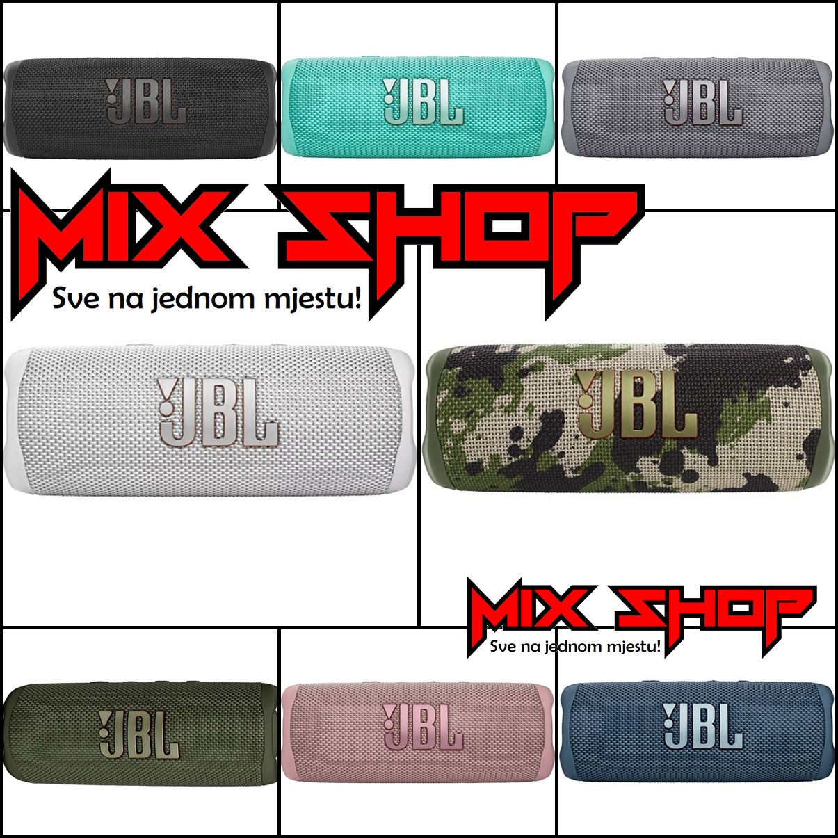 JBL FLIP 6 30W Prenosivi Bežični Bluetooth Wireless Zvučnik, NOVO - cover