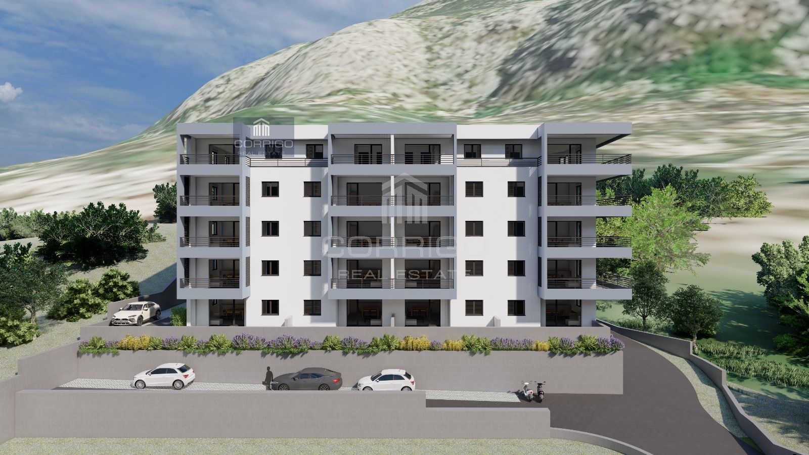 Makarska, dvosoban stan u novogradnji 77,27 m2 - cover