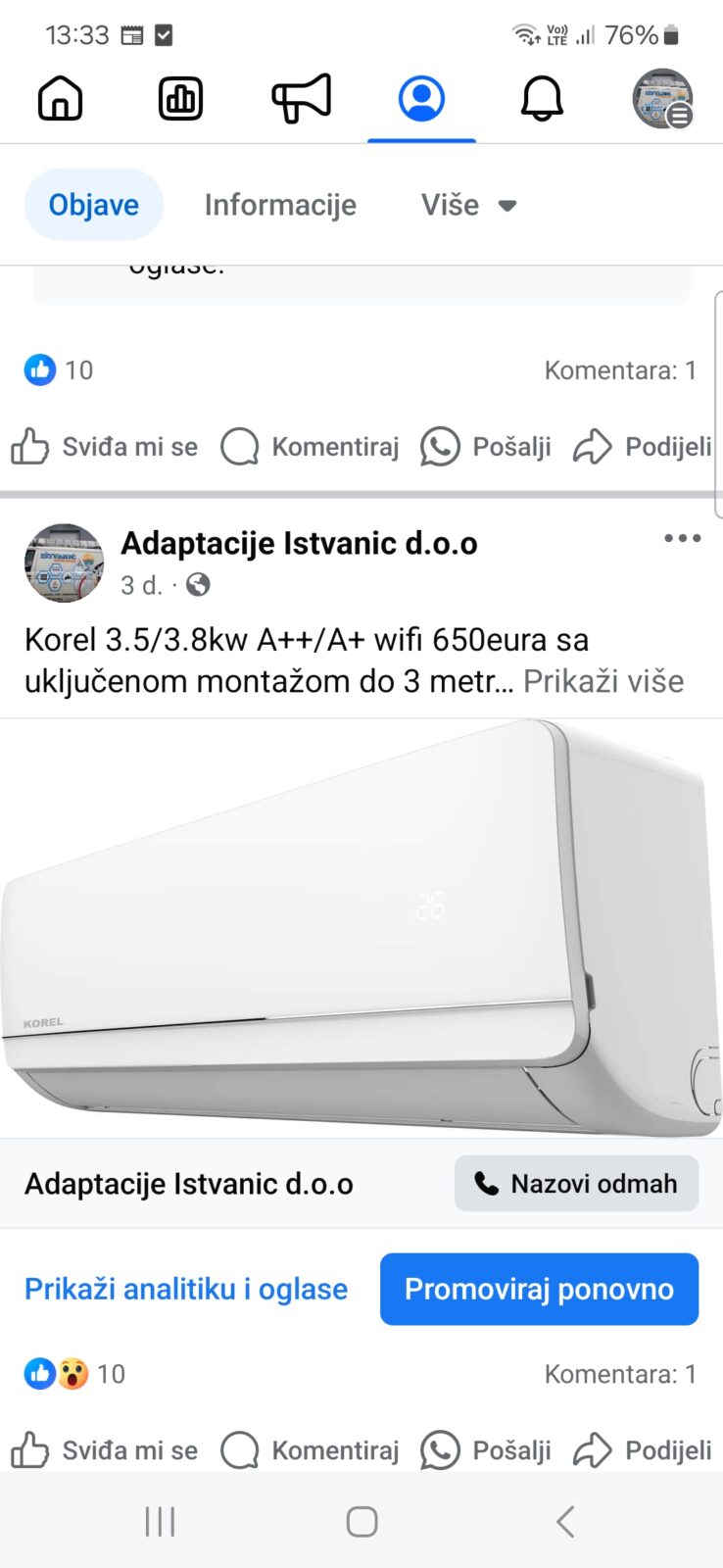 Prodaja i montaža klima uređaja Toshiba Midea Samsung Korel - cover