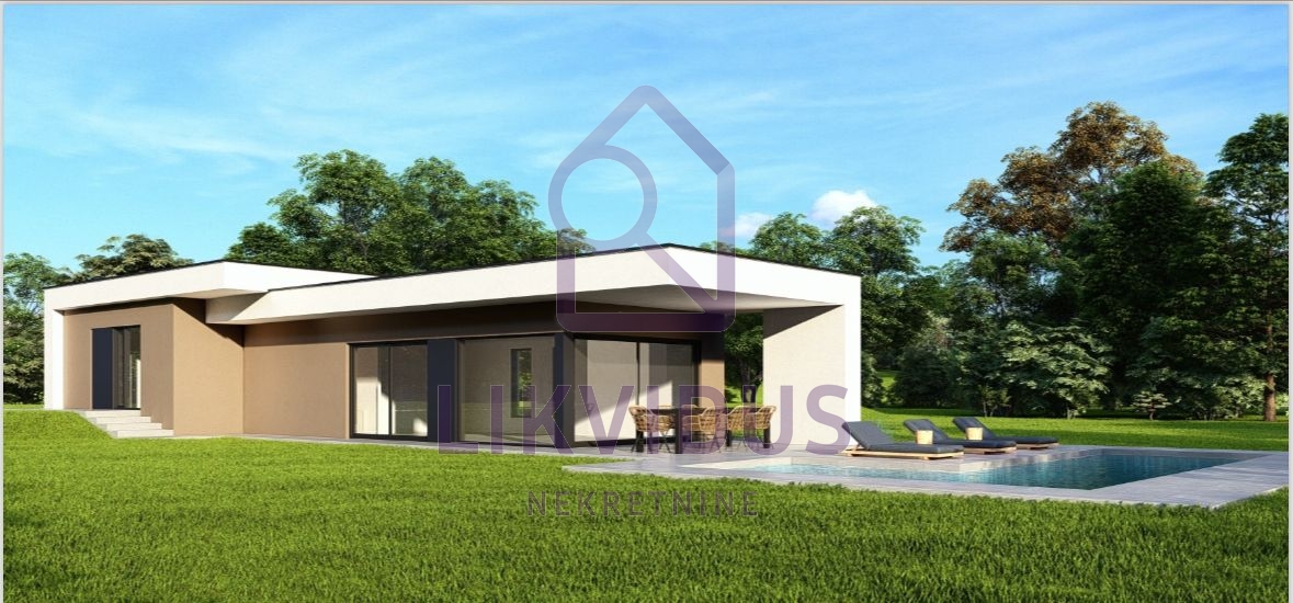 Prizemnica s bazenom, 100 m2, Boškari, Svetvinčenat - cover