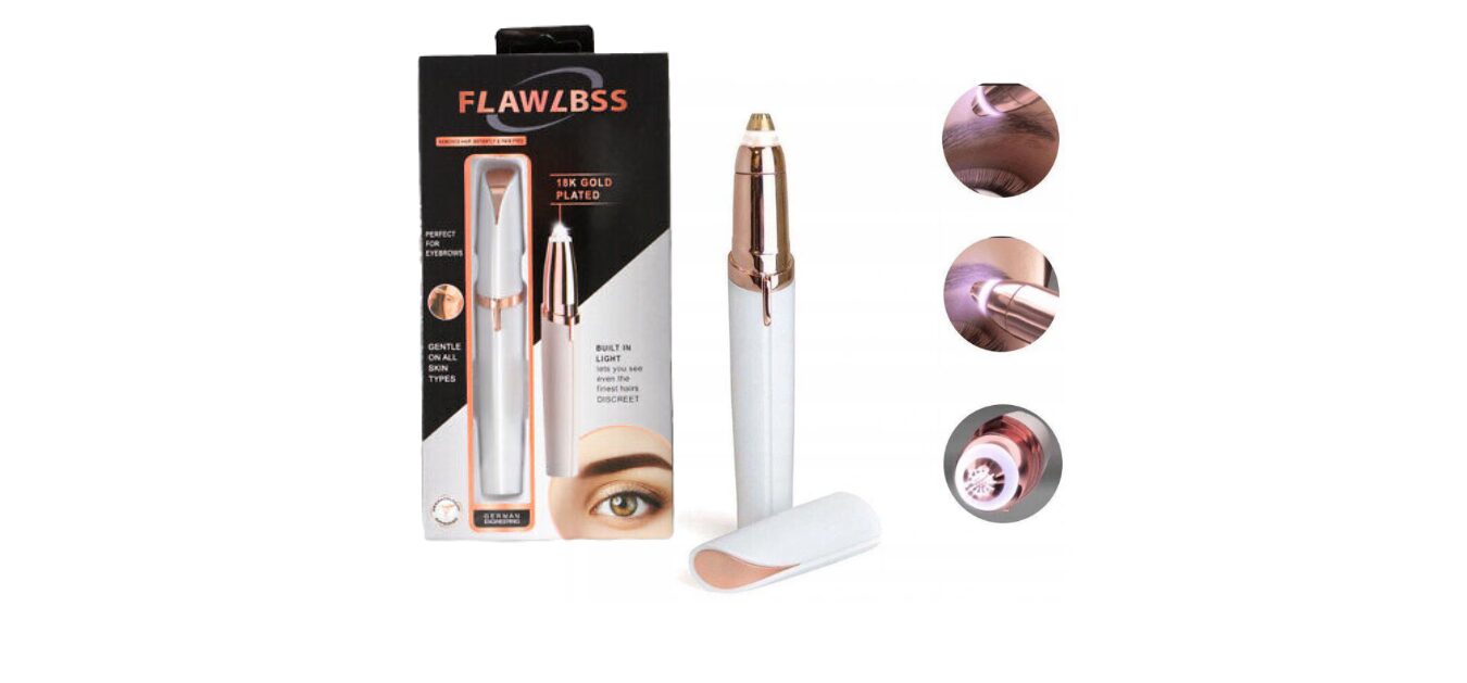Trimer za obrve FLAWLBSS 18K - cover