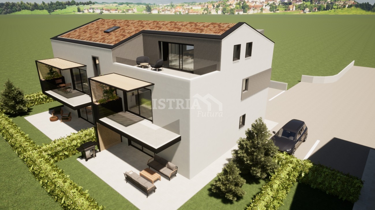 Predivan penthouse sa prostranom terasom - 2,5 km od mora - cover